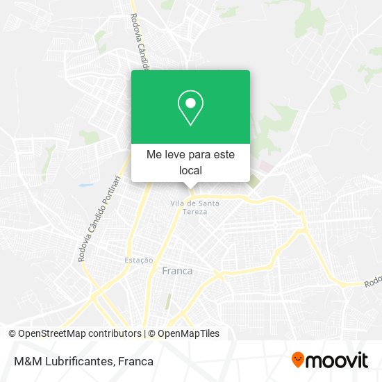 M&M Lubrificantes mapa