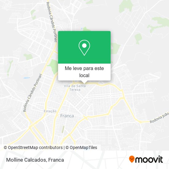 Molline Calcados mapa