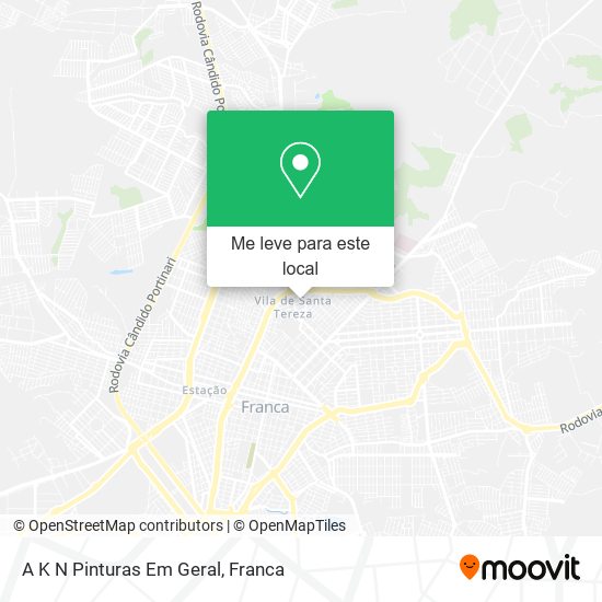 A K N Pinturas Em Geral mapa