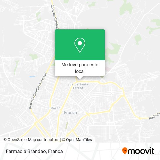 Farmacia Brandao mapa