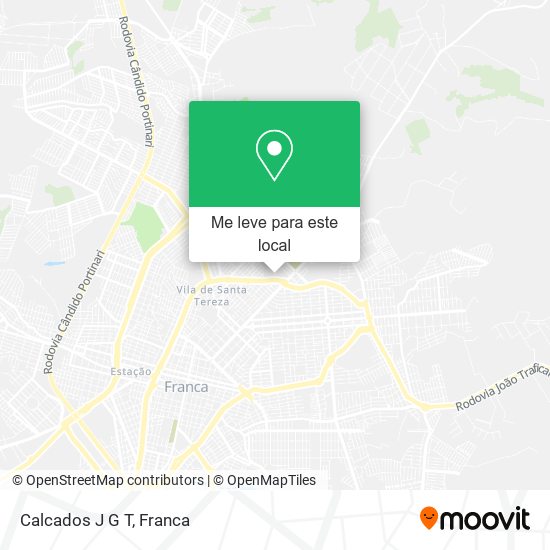 Calcados J G T mapa