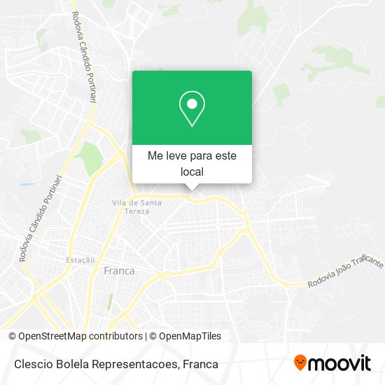 Clescio Bolela Representacoes mapa