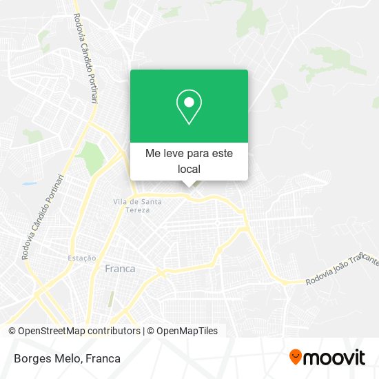 Borges Melo mapa