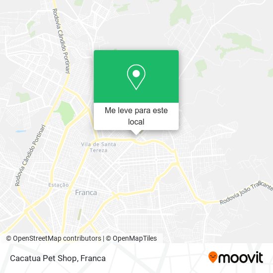 Cacatua Pet Shop mapa
