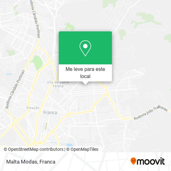 Malta Modas mapa