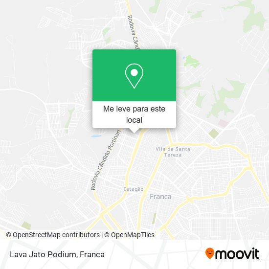 Lava Jato Podium mapa