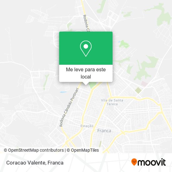 Coracao Valente mapa