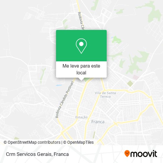 Crm Servicos Gerais mapa