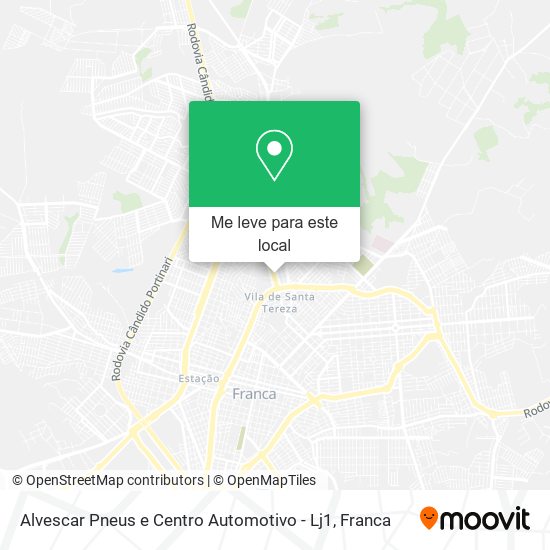 Alvescar Pneus e Centro Automotivo - Lj1 mapa
