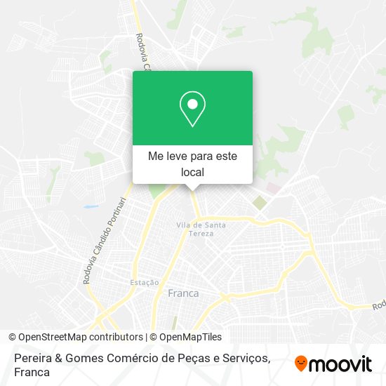 Pereira & Gomes Comércio de Peças e Serviços mapa