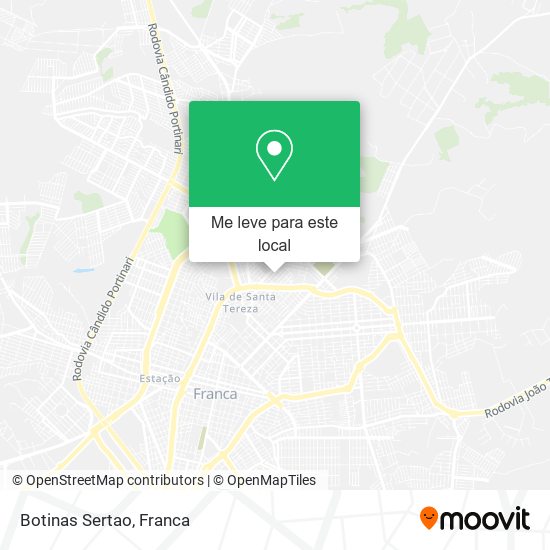 Botinas Sertao mapa