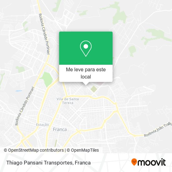 Thiago Pansani Transportes mapa