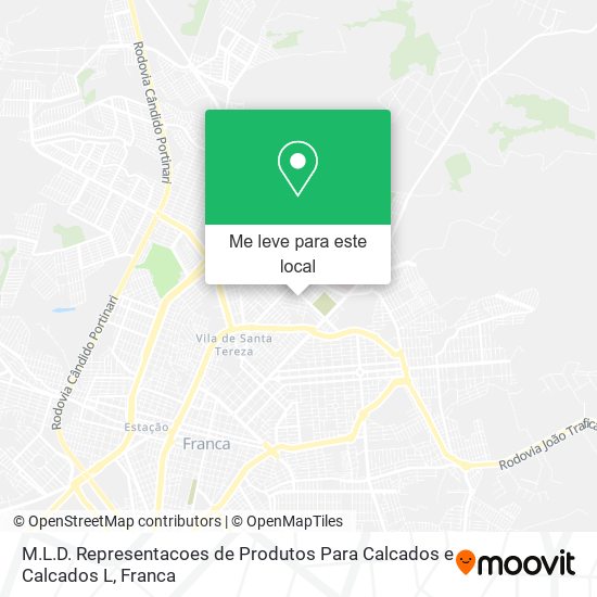 M.L.D. Representacoes de Produtos Para Calcados e Calcados L mapa