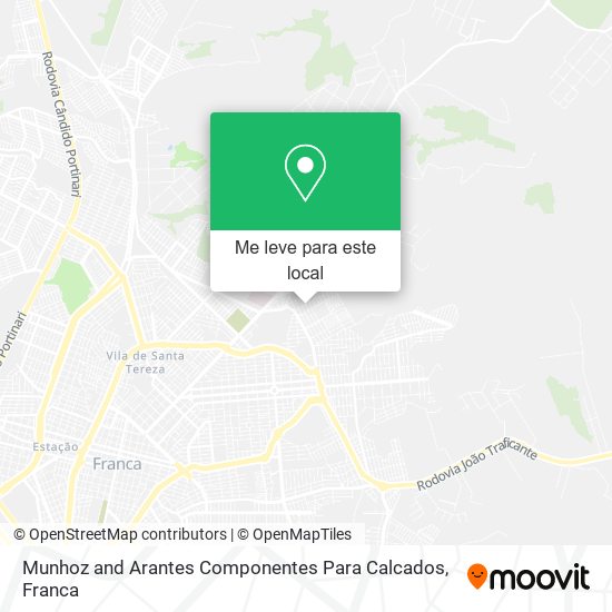 Munhoz and Arantes Componentes Para Calcados mapa