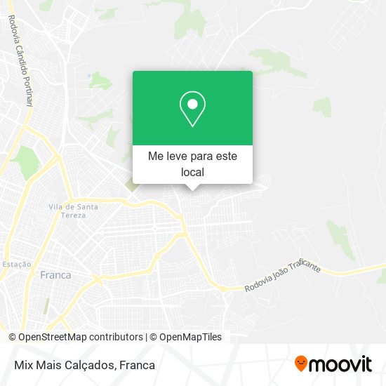 Mix Mais Calçados mapa