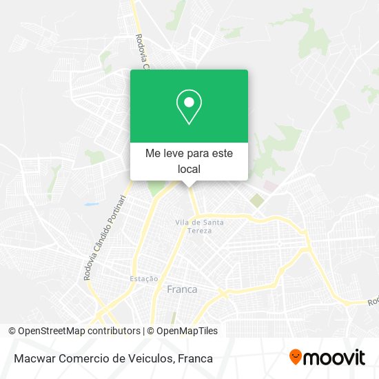 Macwar Comercio de Veiculos mapa