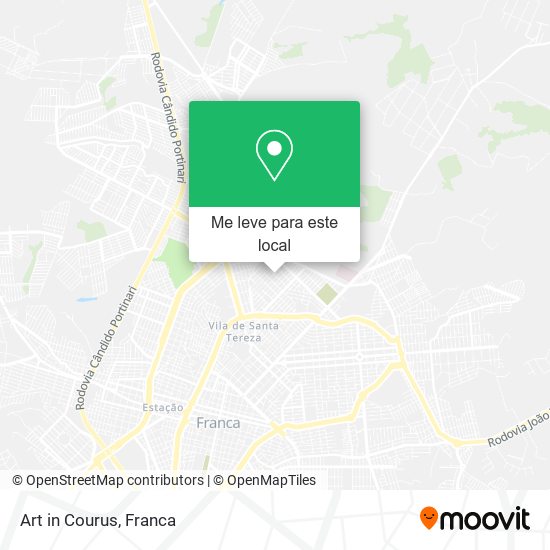 Art in Courus mapa