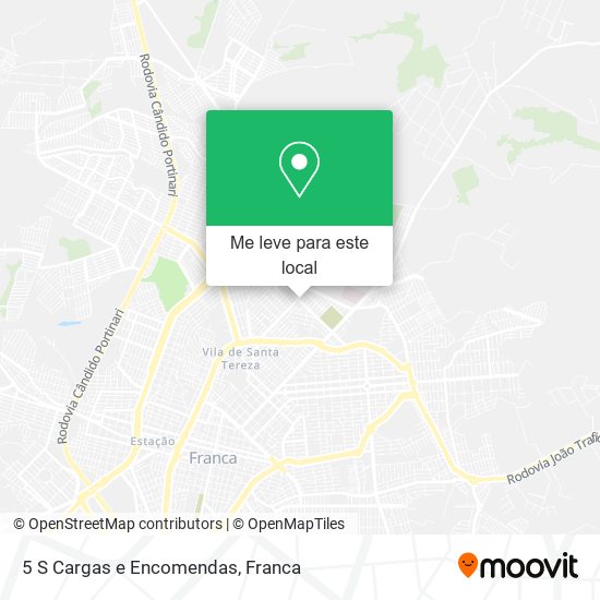 5 S Cargas e Encomendas mapa