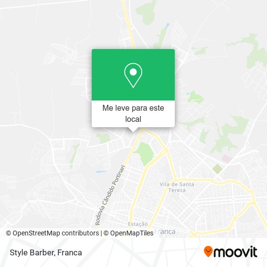 Style Barber mapa