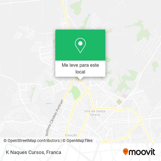 K Naques Cursos mapa