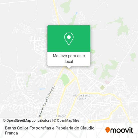 Beths Collor Fotografias e Papelaria do Claudio mapa