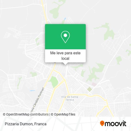 Pizzaria Dumon mapa