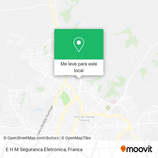 E H M Seguranca Eletronica mapa