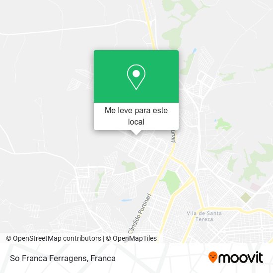 So Franca Ferragens mapa