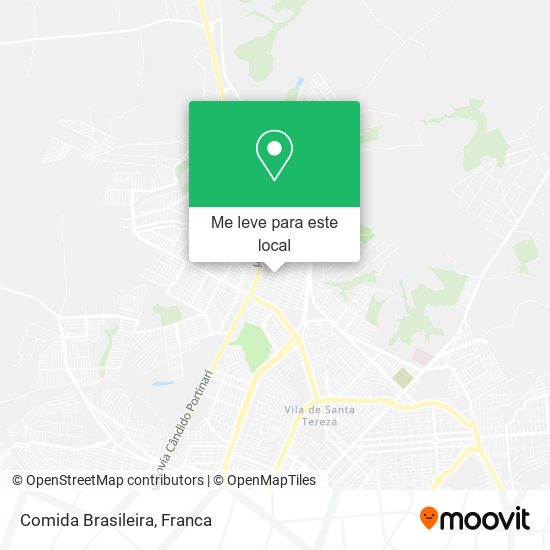 Comida Brasileira mapa