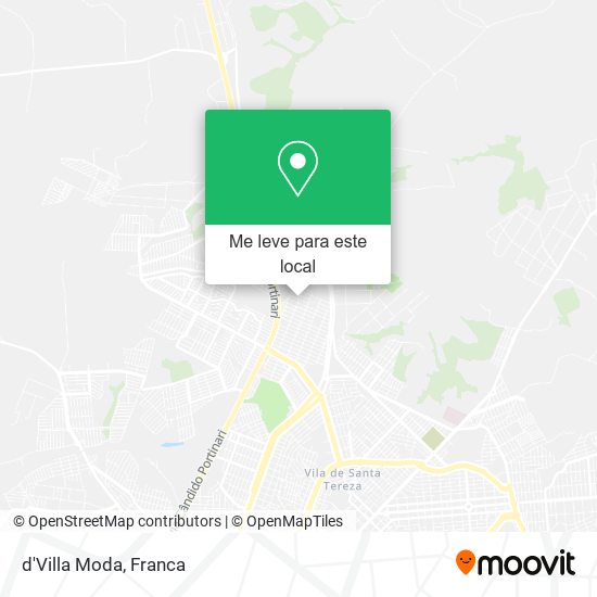 d'Villa Moda mapa