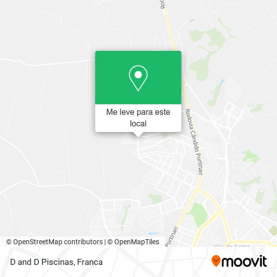 D and D Piscinas mapa