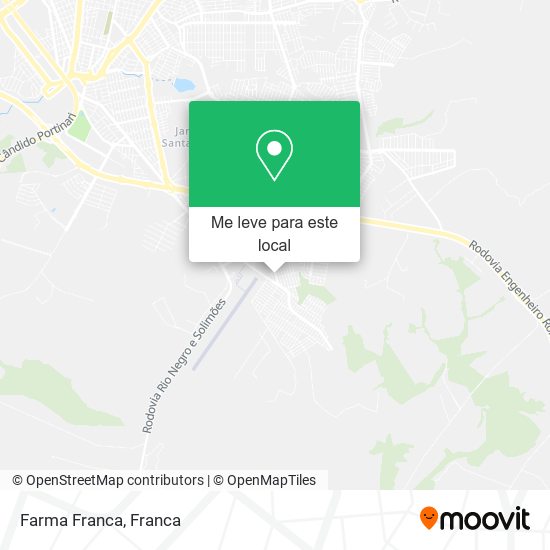Farma Franca mapa