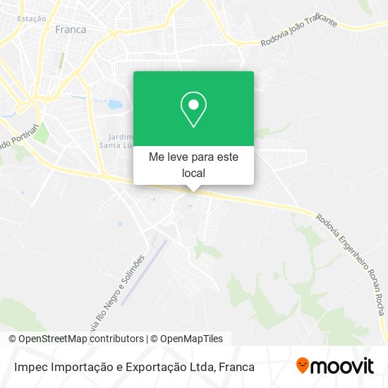 Impec Importação e Exportação Ltda mapa