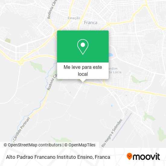 Alto Padrao Francano Instituto Ensino mapa