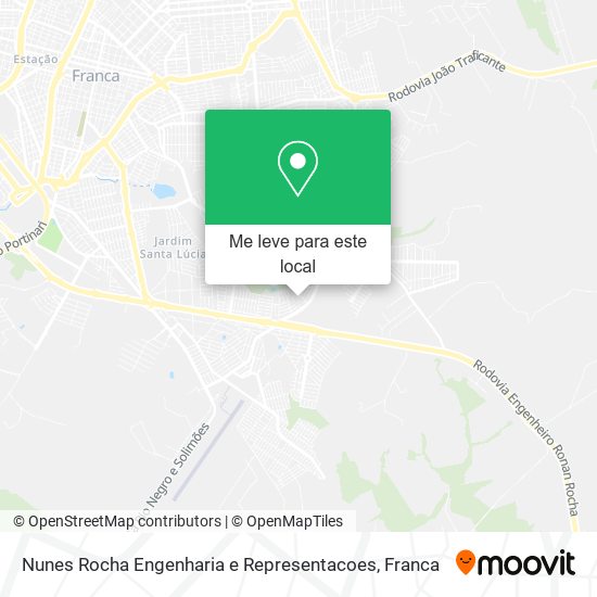 Nunes Rocha Engenharia e Representacoes mapa