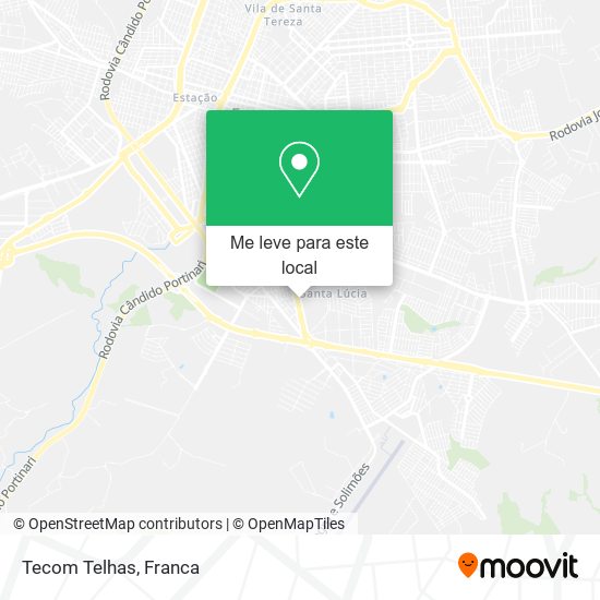 Tecom Telhas mapa