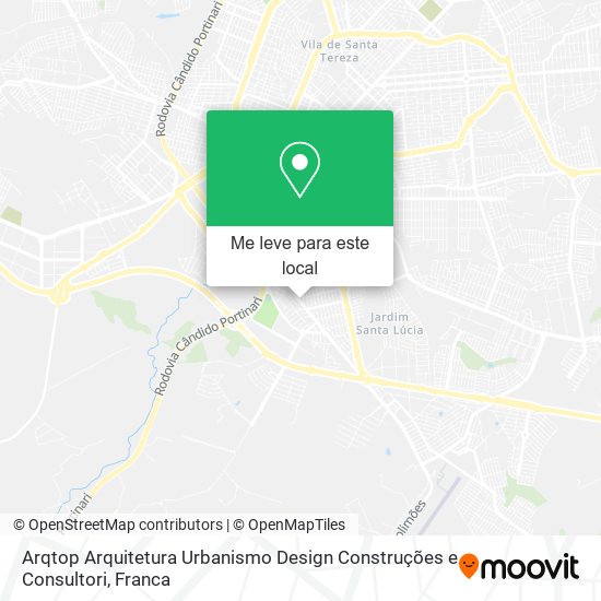 Arqtop Arquitetura Urbanismo Design Construções e Consultori mapa