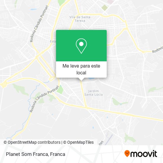 Planet Som Franca mapa