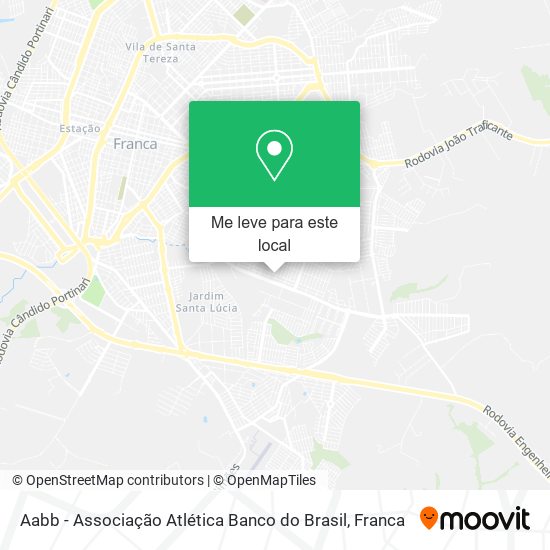 Aabb - Associação Atlética Banco do Brasil mapa
