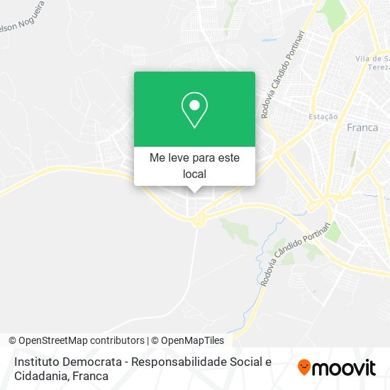 Instituto Democrata - Responsabilidade Social e Cidadania mapa