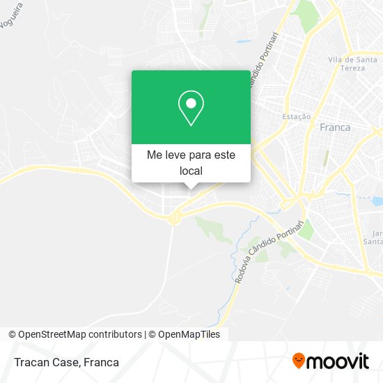 Tracan Case mapa