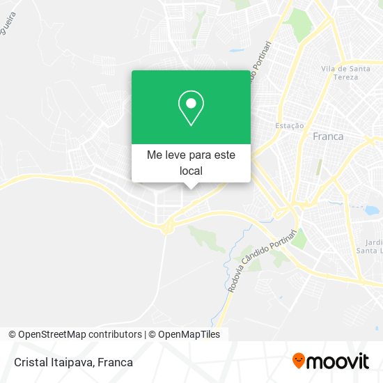 Cristal Itaipava mapa