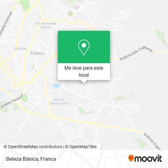 Beleza Básica mapa