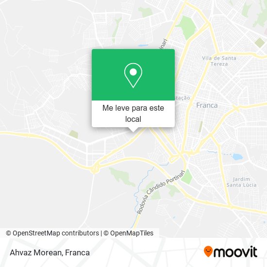 Ahvaz Morean mapa