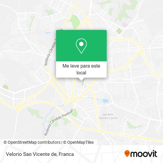 Velorio Sao Vicente de mapa