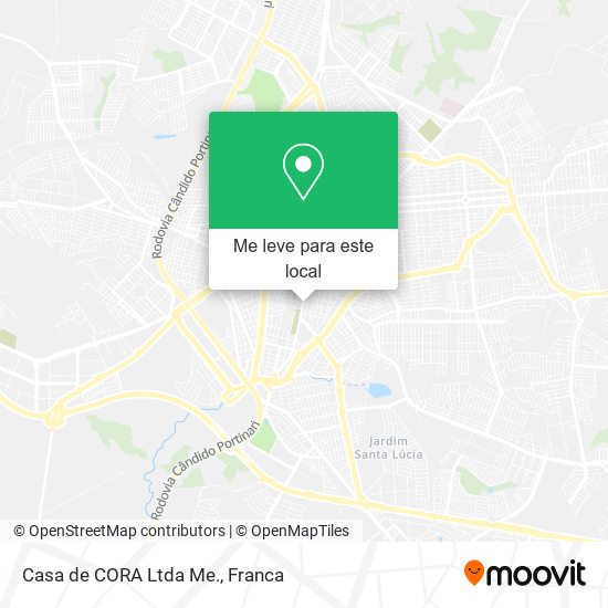 Casa de CORA Ltda Me. mapa