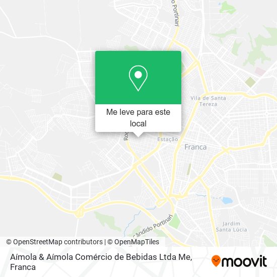 Aímola & Aímola Comércio de Bebidas Ltda Me mapa