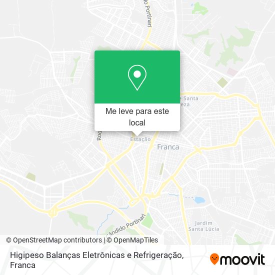 Higipeso Balanças Eletrônicas e Refrigeração mapa