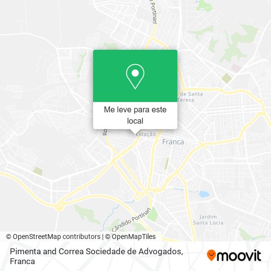 Pimenta and Correa Sociedade de Advogados mapa