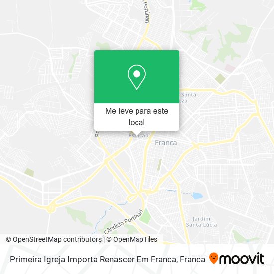 Primeira Igreja Importa Renascer Em Franca mapa